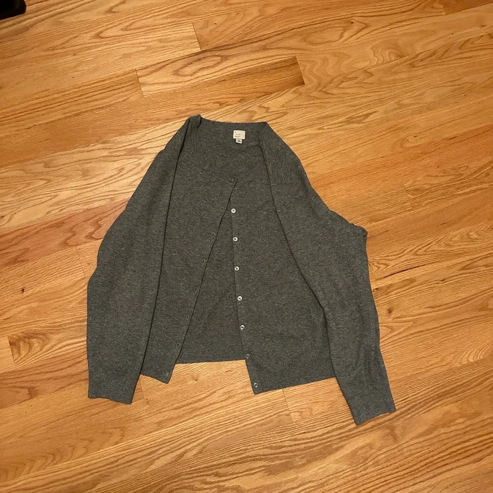 a new day Gray Women's Cardigan Sweater - Picture 2 of 6